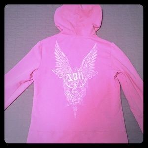 Angel Wings Zip Up Hoodie